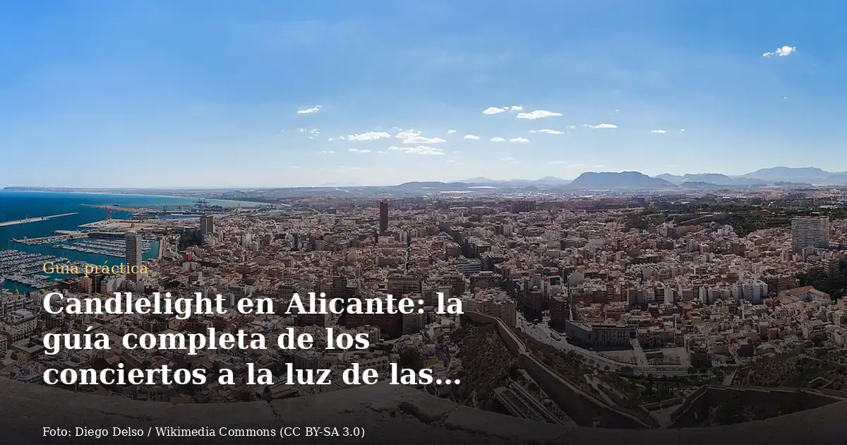 Candlelight en Alicante: la guía completa de los conciertos a la luz de las velas