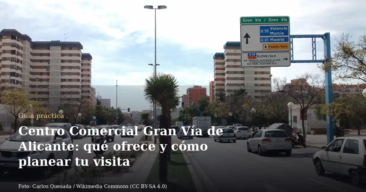 Centro Comercial Gran Vía de Alicante: qué ofrece y cómo planear tu visita