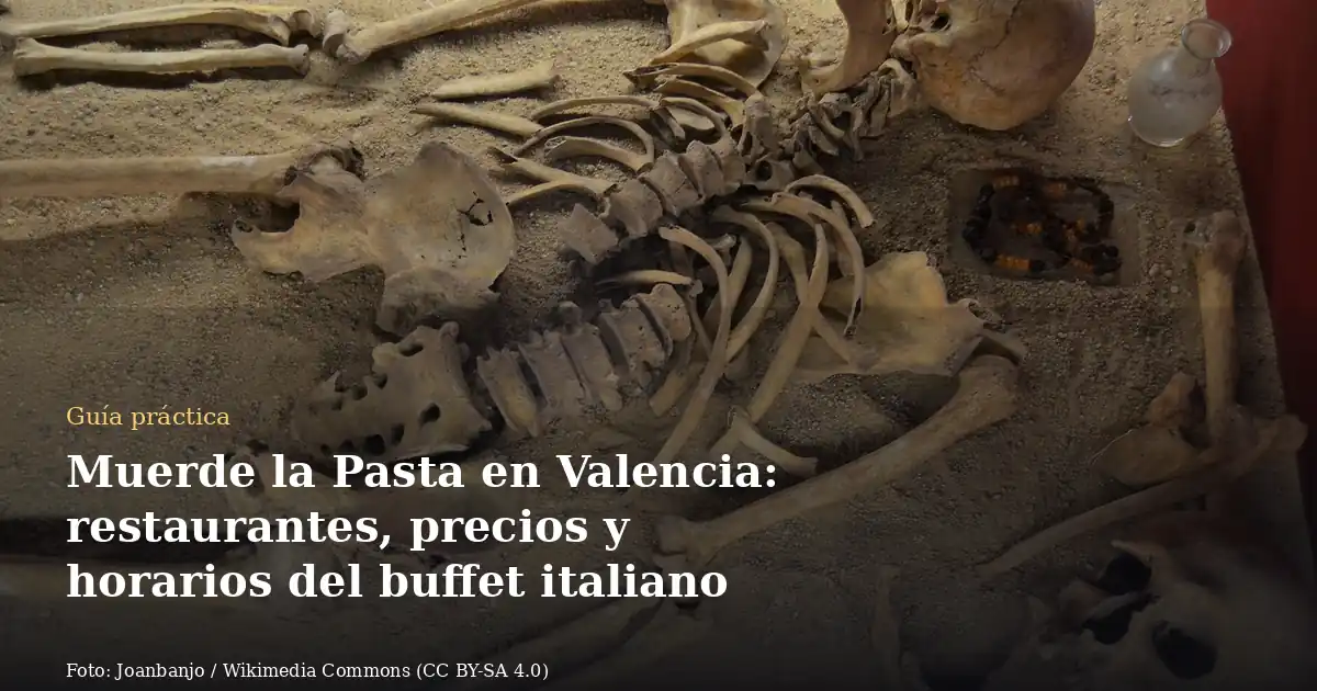 Muerde la Pasta en Valencia: restaurantes, precios y horarios del buffet italiano